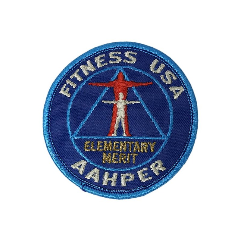 ヴィンテージ 刺繍 ワッペン FITNESS USA AAHPER #8682