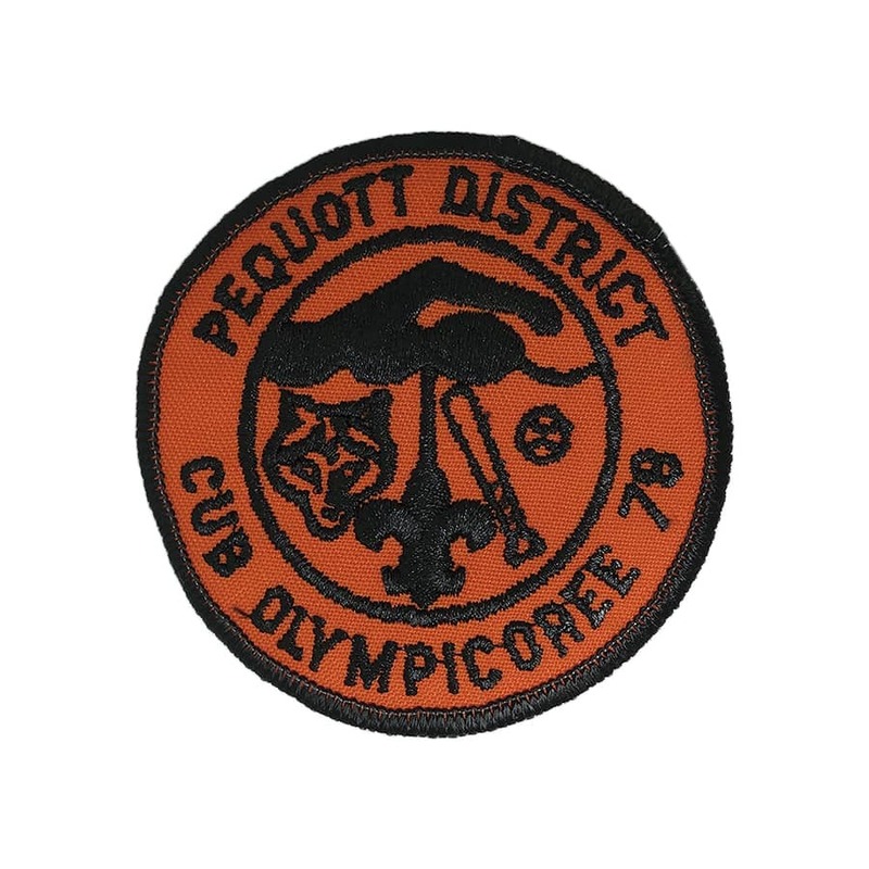 ヴィンテージ ワッペン ボーイスカウト パッチ カブスカウト PEQUOTT DISTRICT BOY SCOUTS #8723