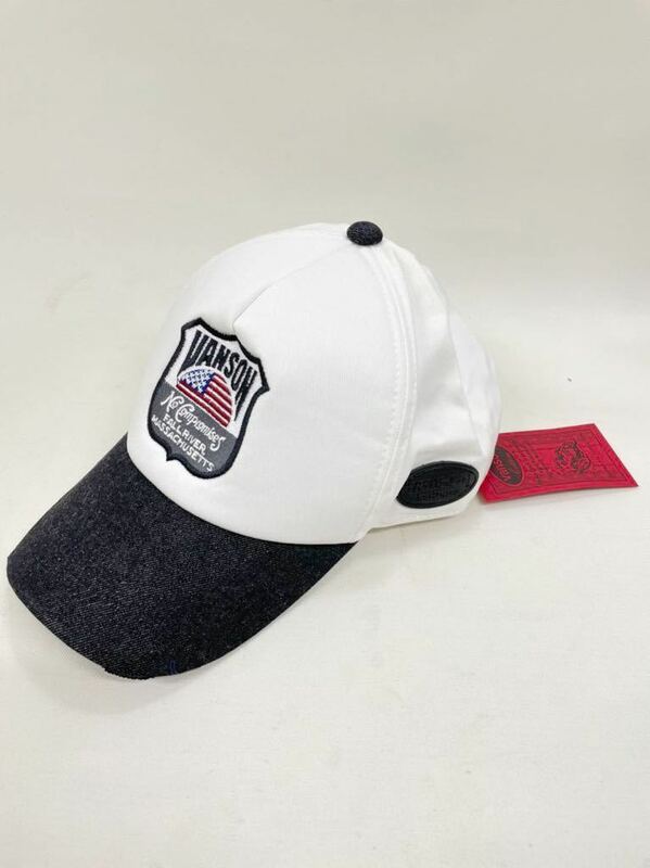 ○未使用　バンソン　キャップ◯　EMALEM WAPPEN DAMAGE CAP vanson