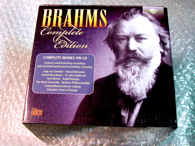 CD58枚組BOXブラームス全集/Brahms:Complete Edition/ブリリアント超名作!! ヒットボックス高水準!!! 超人気名盤!!! 超超超レア!!!ほぼ新品