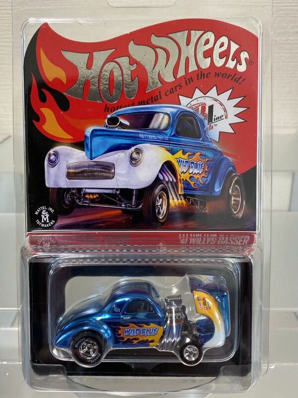 2020 Hot Wheels RLC sELECTIONs Blue WILD BLUE Spectraflame '41 Willys Gasser ウィリーズ ギャッサー ワイルド ブルー レッドライン②