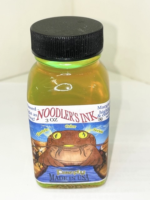 見えないインク・Noodlers ink ヌードラーズインク ファイヤーフライ・イエロー 3.0oz　ボトル式