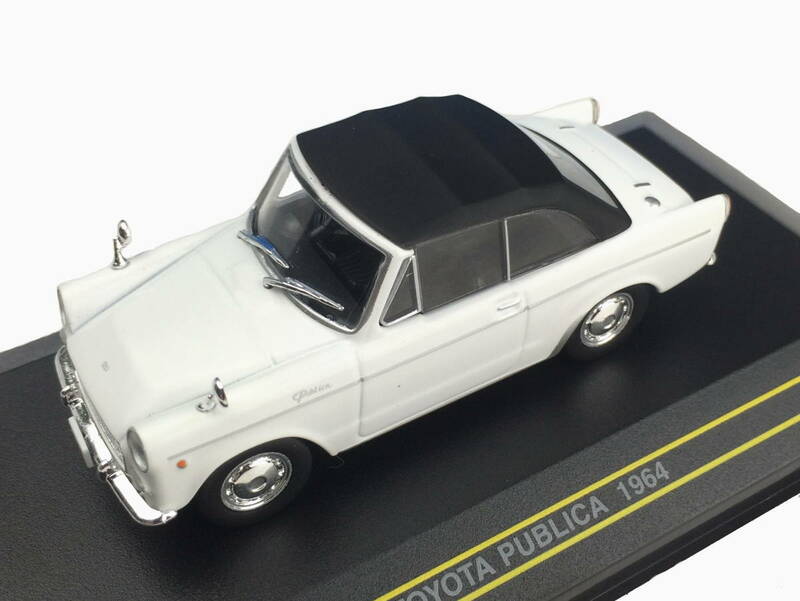 First43/ファースト43 トヨタ パブリカ コンバーチブル 1964 ホワイト (幌付き)