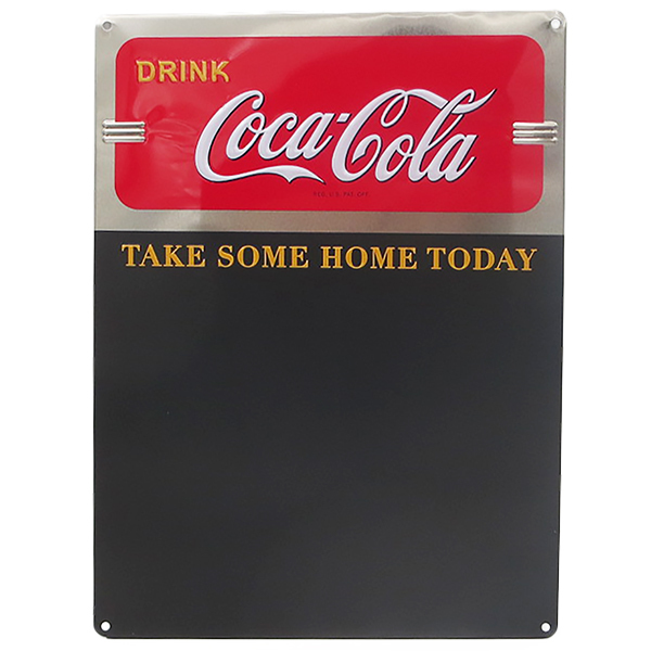 エンボスメタルサイン COKE CHALKBOARD サインボード　看板 コカ・コーラ