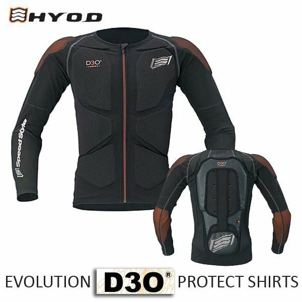 送料無料がお得。HYOD　HRZ904 EVOLUTION D3O PROTECT SHIRTS エボリューションD3Oプロテクトシャツ　Lサイズ