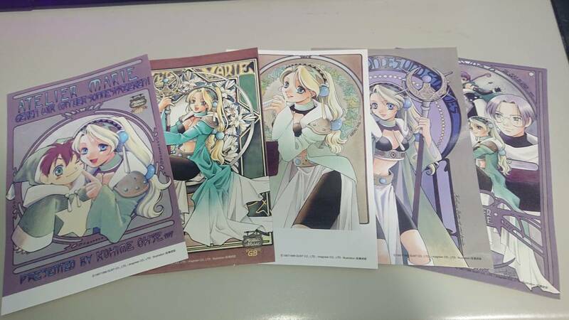 マリーのアトリエ　ポストカード　5枚セット　桜瀬琥姫