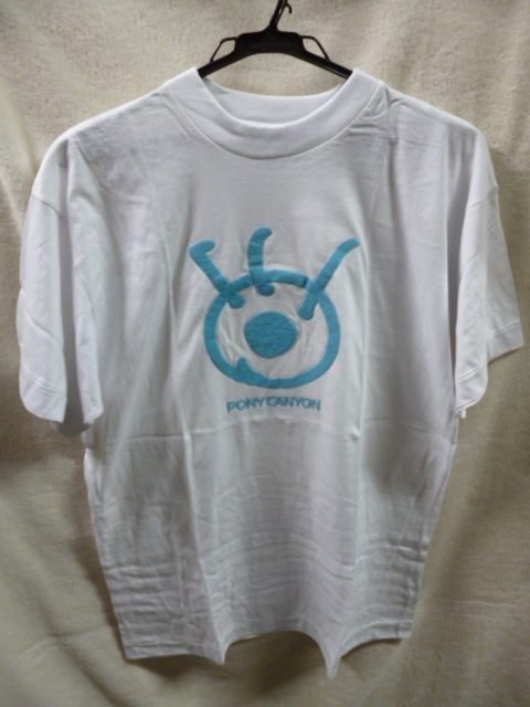 ポニーキャニオン　Tシャツ　Lサイズ　水色系