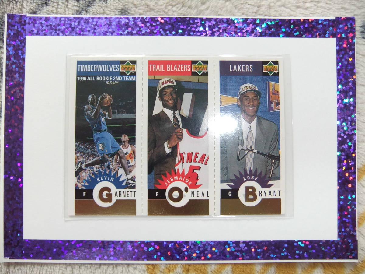 S1　ゴールド　UPPER DECK Kobe Bryant Kevin Garnett RC　コービー　ガーネット　オニール　ルーキーカード