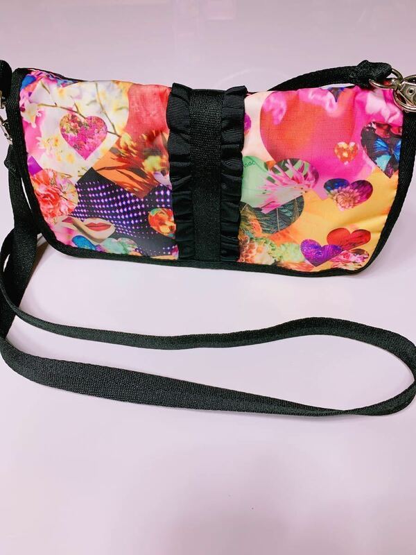 レスポートサック LeSportsac 蜷川実花 コラボ 限定 ニナデジ 2way ショルダー バッグ パーティー ポーチ フラダンス ハワイ Hawaii アロハ