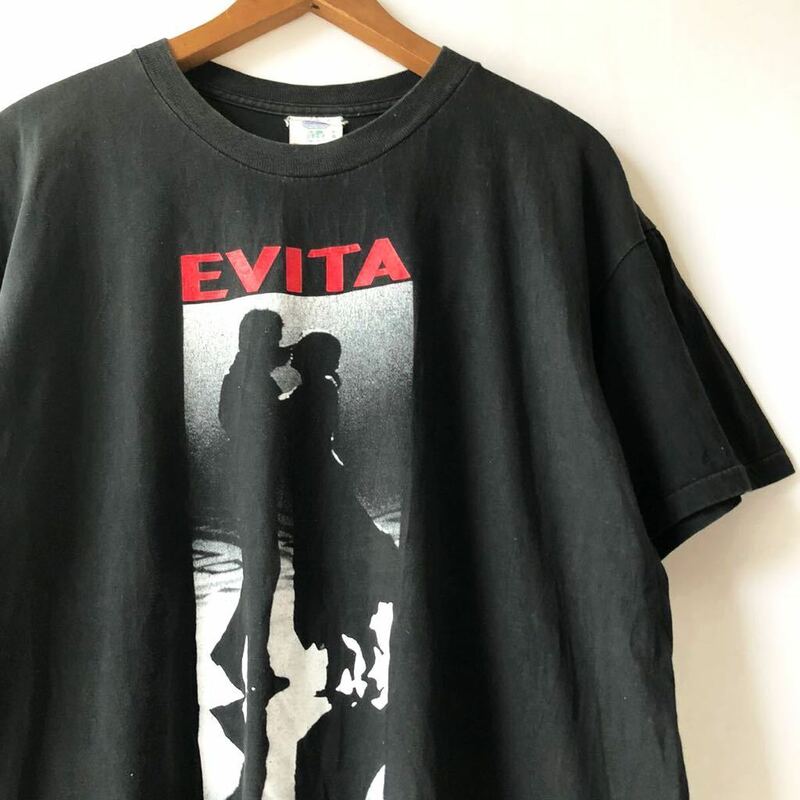 90s EVITA Tシャツ L USA製 ビンテージ 90年代 エビータ アランパーカー MADONNA マドンナ アントニオバンデラス オリジナル ヴィンテージ