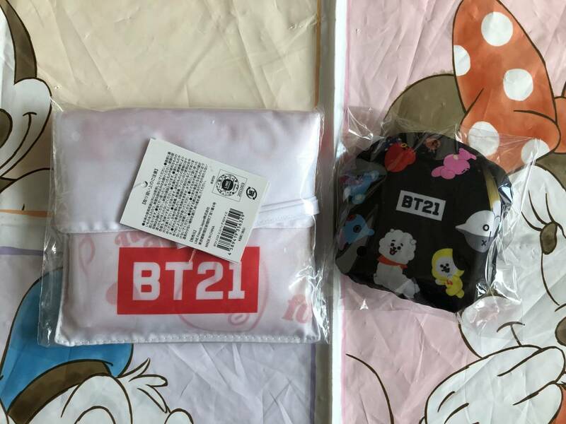 【未開封】BTS 防弾少年団 バンタン LINEフレンズ 日本限定 BT21 ファミマ ファミリーマート限定 エコバッグ 2個セット TATA RJ クッキー