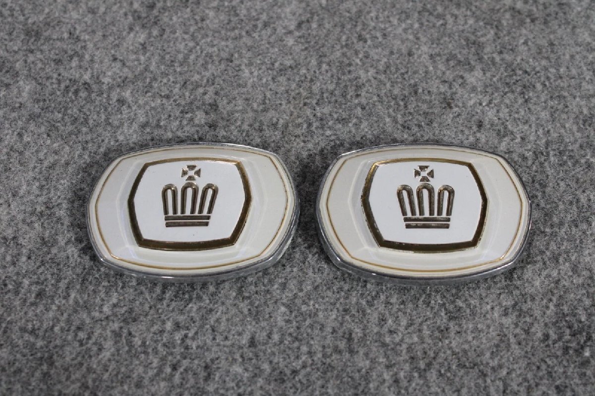 トヨタ GS131 クラウン ハードトップ 純正 ピラー エンブレム ロゴ バッジ UZS131 MS137 MS135 JZS131