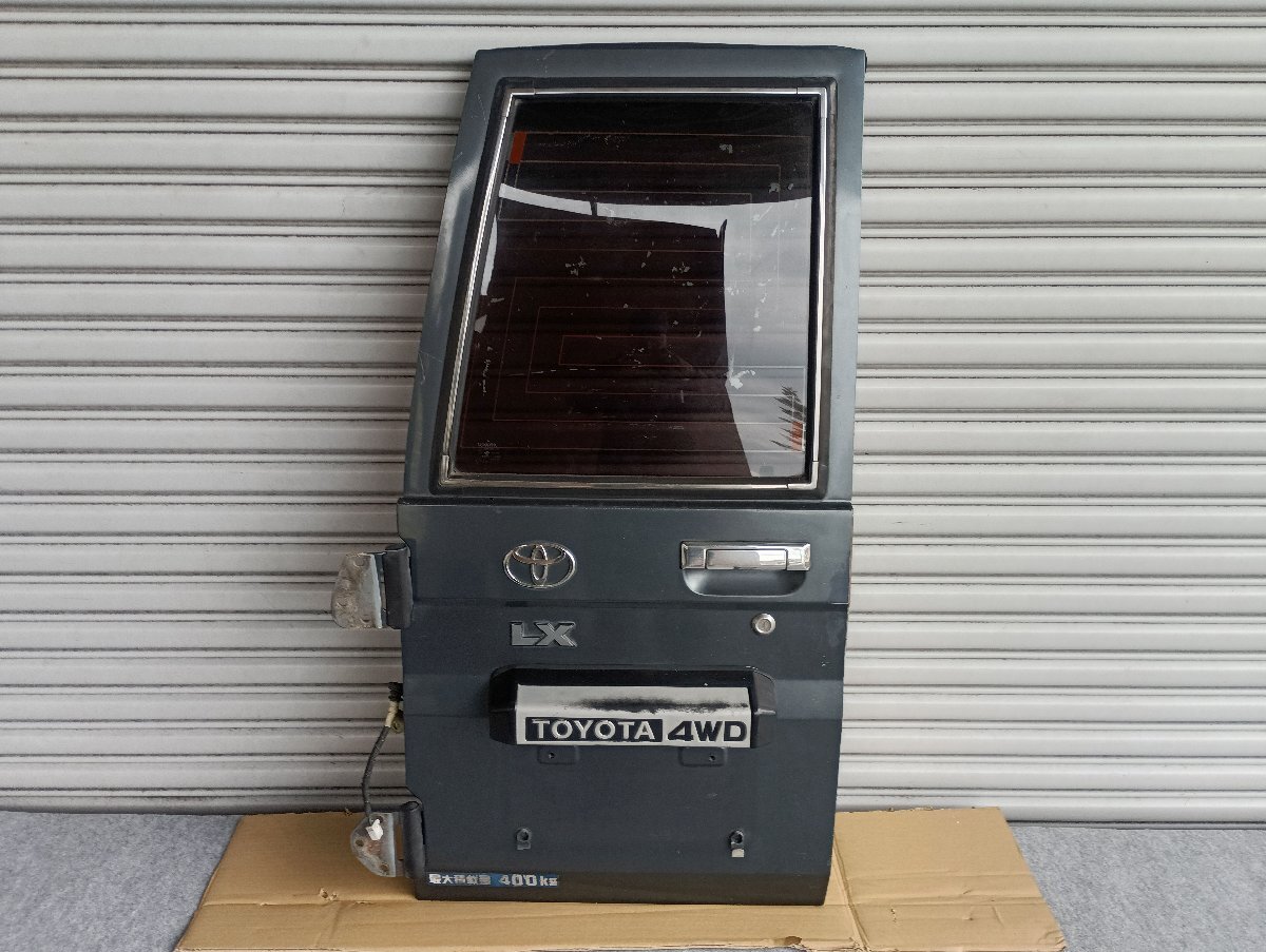トヨタ HZJ70 ランドクルーザー 純正 リアゲート 左側 バックドア HZJ73 HZJ77