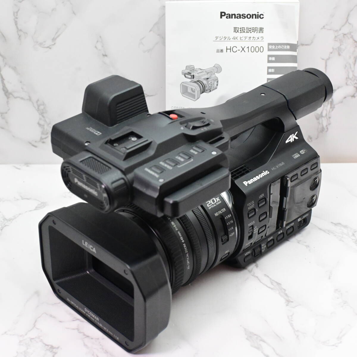 0605[G565] Panasonic パナソニック HC-X1000 デジタルビデオカメラ 4K