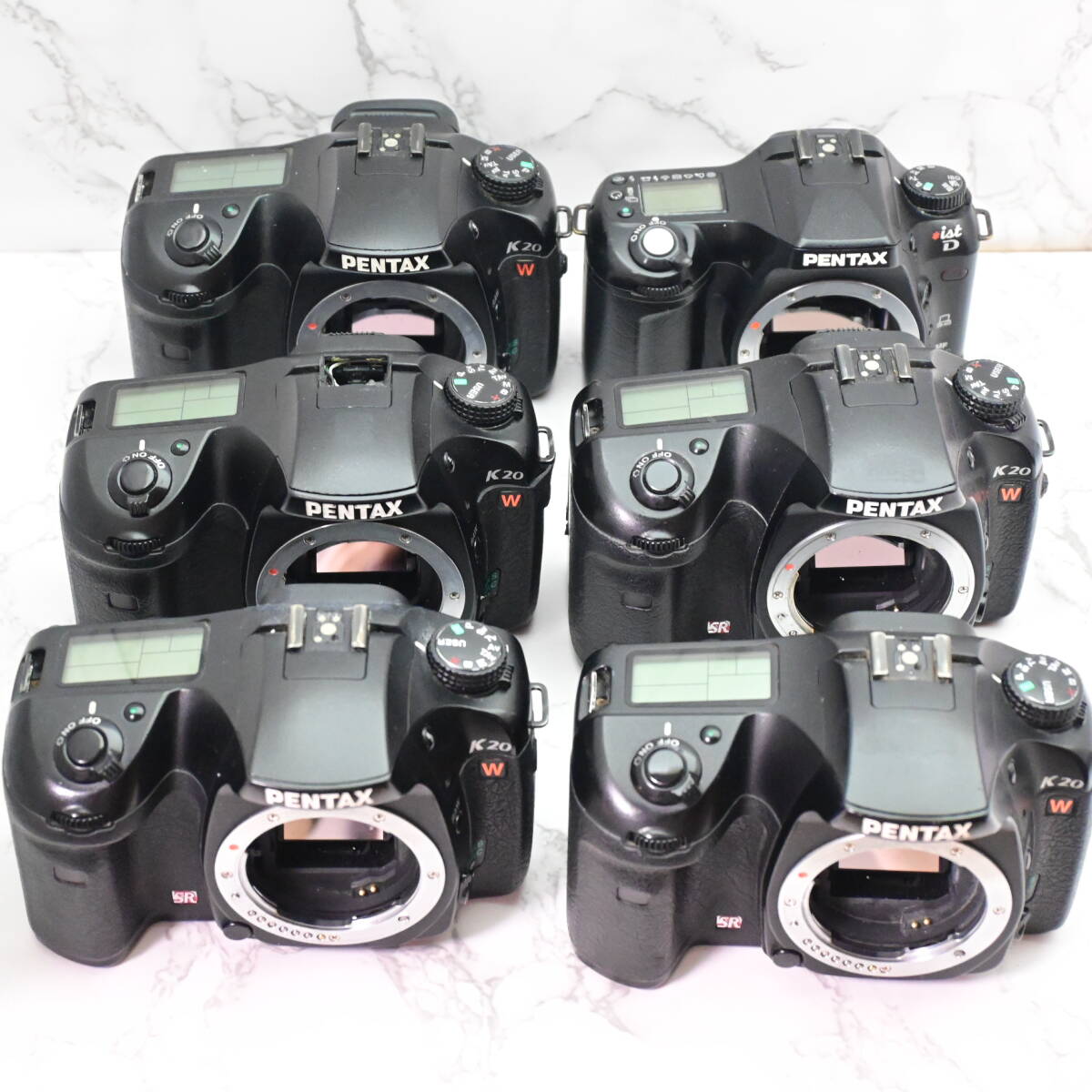 0606[G346A]8 ペンタックス PENTAX K20 W 5台 / ist D デジタルカメラまとめ