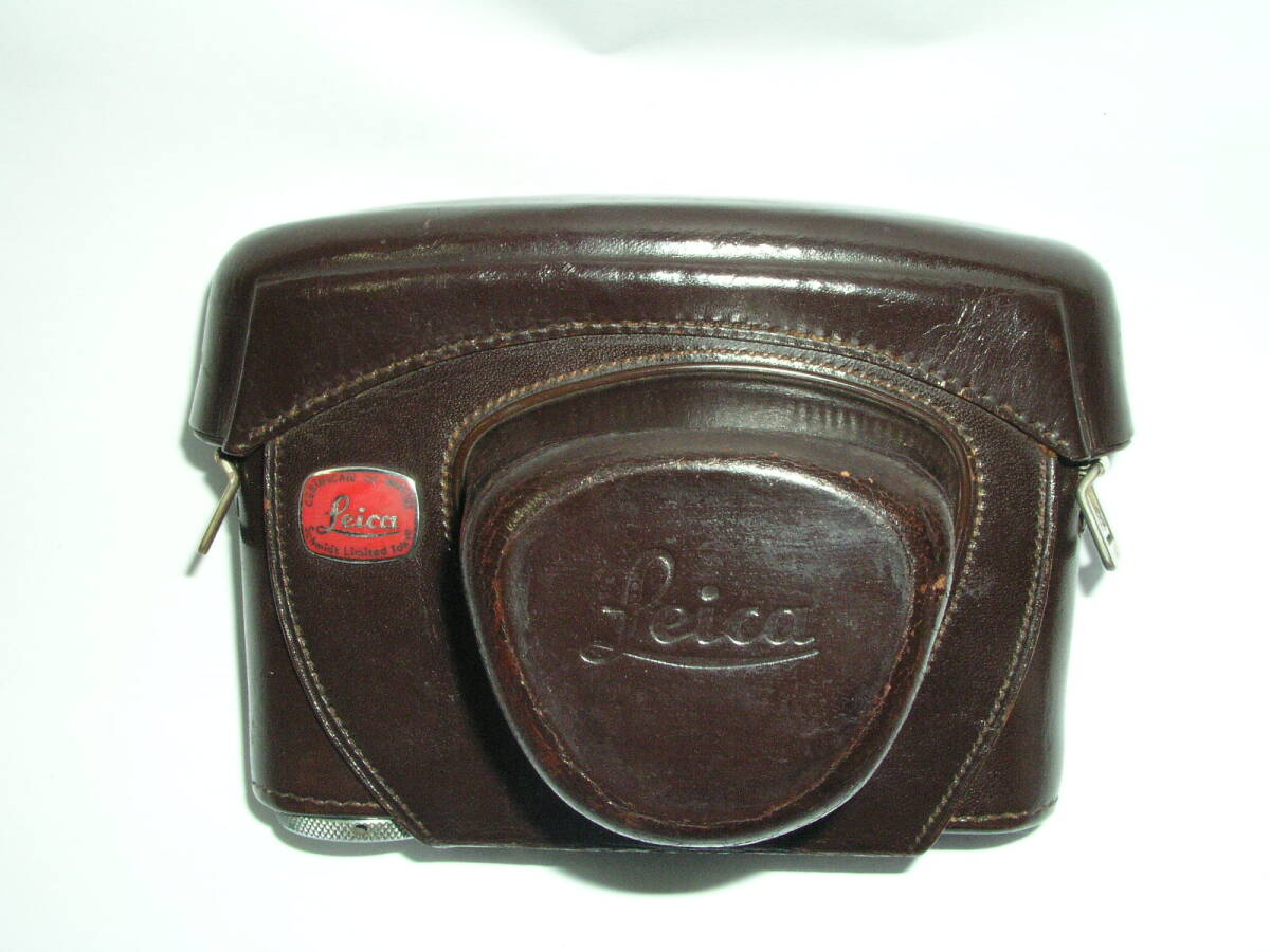 9301★★ Leica純正速写ケース（七宝焼きエンブレム貼付）、Leica M3 LEATHER CASE BROWN ライカ 純正 牛革速写ケース ★