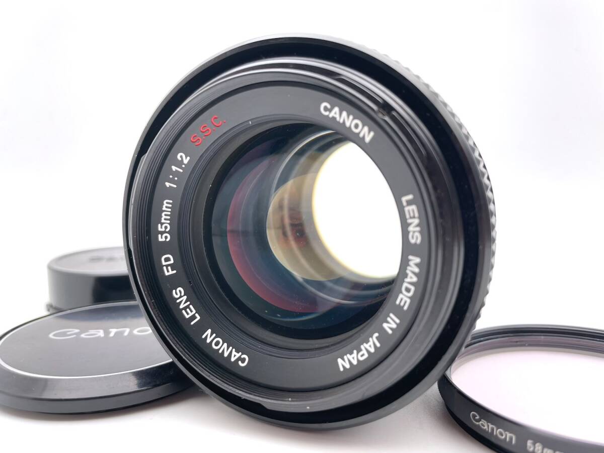 21574●CANON LENS FD 55mm 1:1.2 S.S.C.