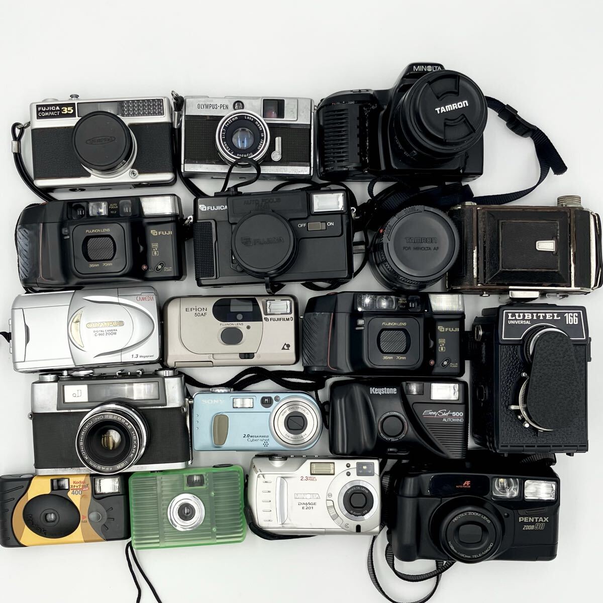 カメラまとめ売り SONY OLYMPUS MINOLTA など 動作未確認品/現状品/ジャンク品 フィルムカメラ デジタルカメラ コンパクトフィルムカメラ等