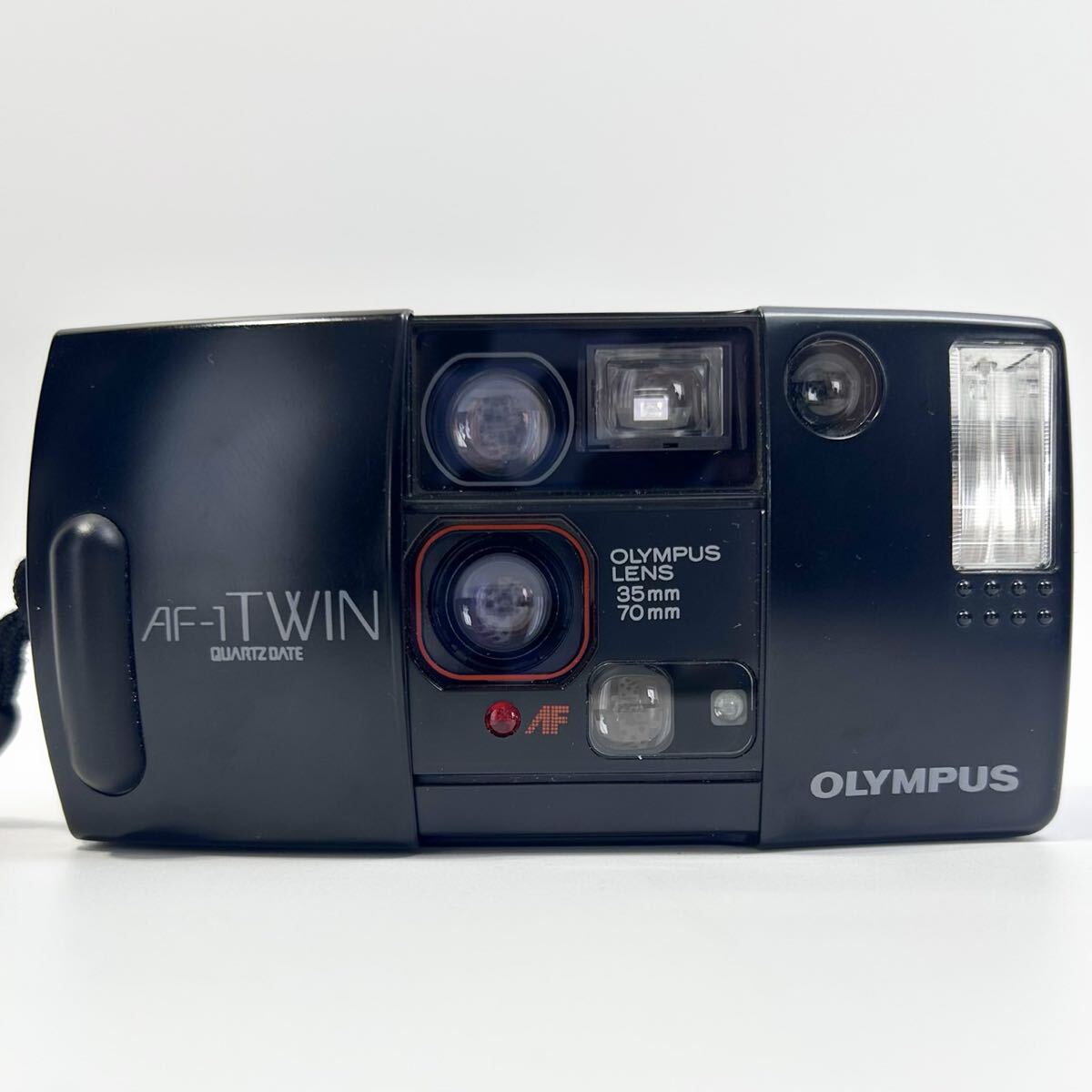 OLYMPUS オリンパス AF-1 TWIN Quartz Date 二焦点式コンパクトフィルムカメラ 中古品 現状品