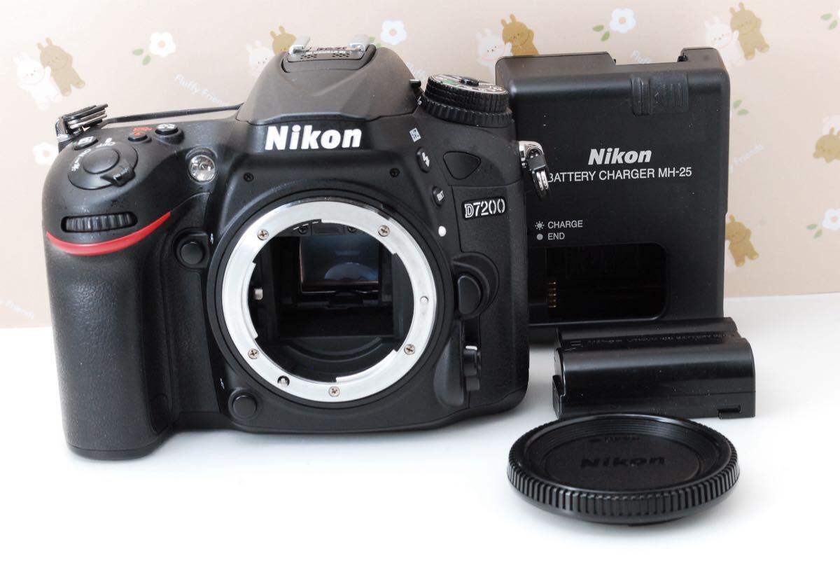 1円〜訳ありジャンク★Nikon D7200 ボディ★Wi-Fi★超高画質2416万画素★高性能デジタル一眼レフカメラ