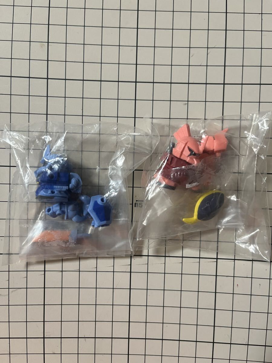 SDガンダム　フルカラーカスタム10 グフ　シャア専用ゲルググ　未使用①