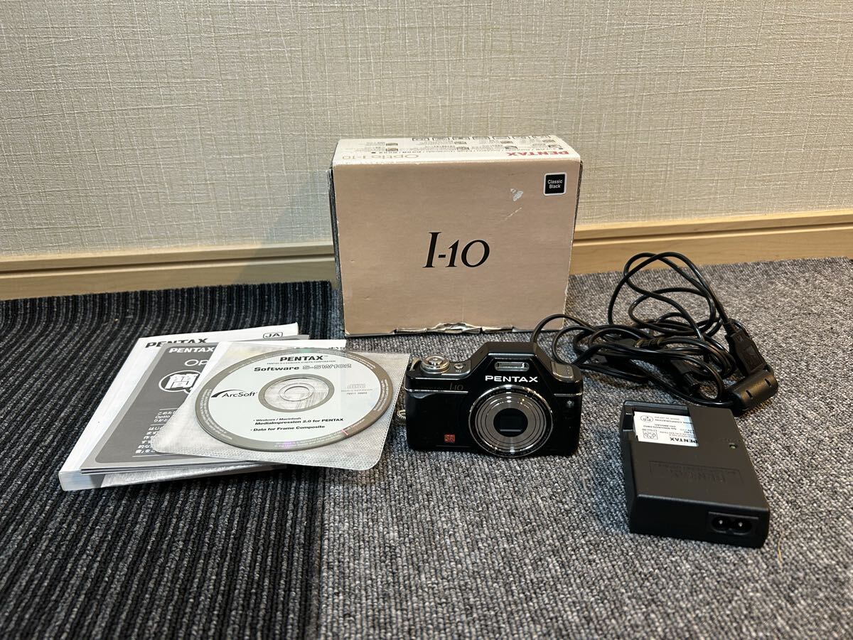 PENTAX DIGITAL I-10 Optio コンパクト デジタルカメラ　ペンタックス　通電のみ確認済み　A_285