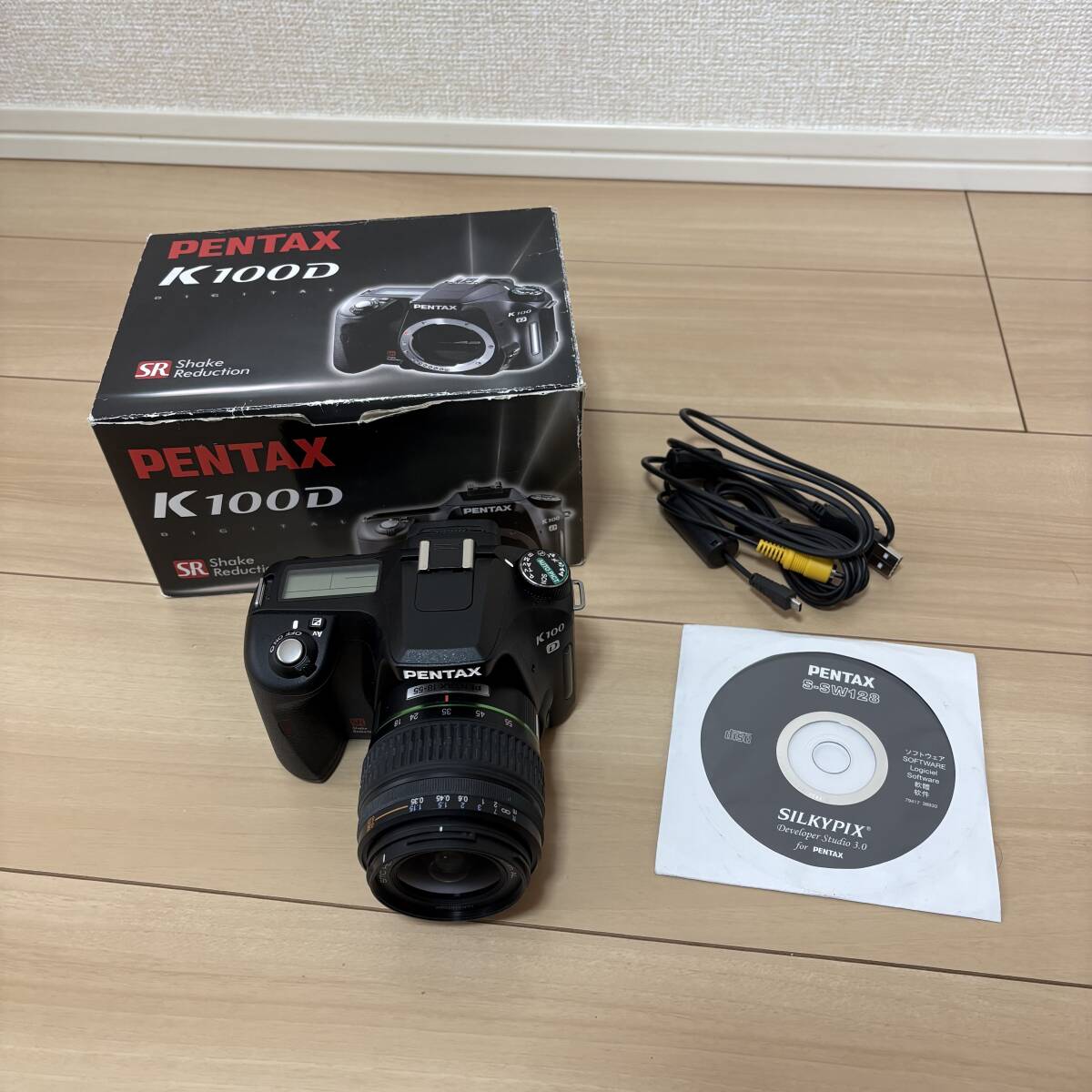 1円〜 ペンタックス PENTAX K100D 18-55mm 1:3.5-5.6 フィルム一眼レフカメラ