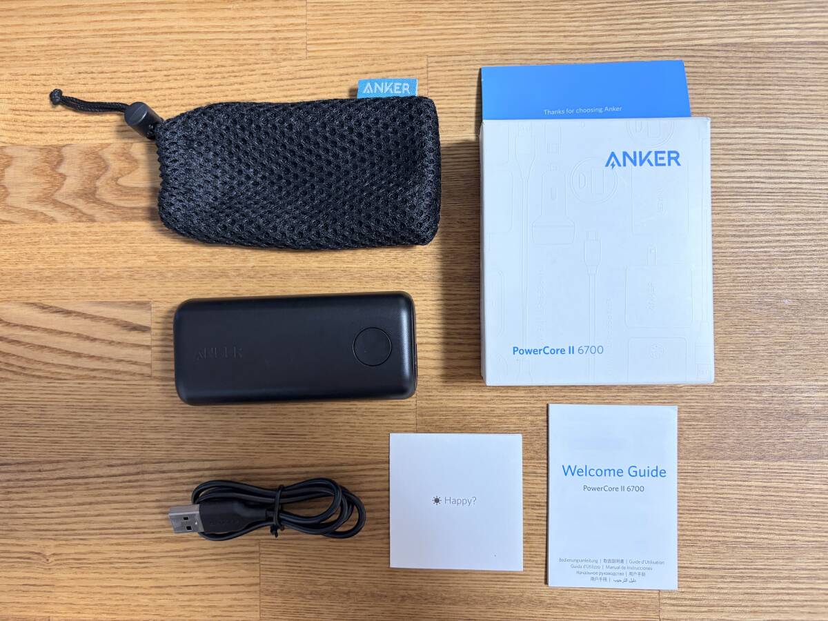 Anker PowerCore II 6700　ブラック