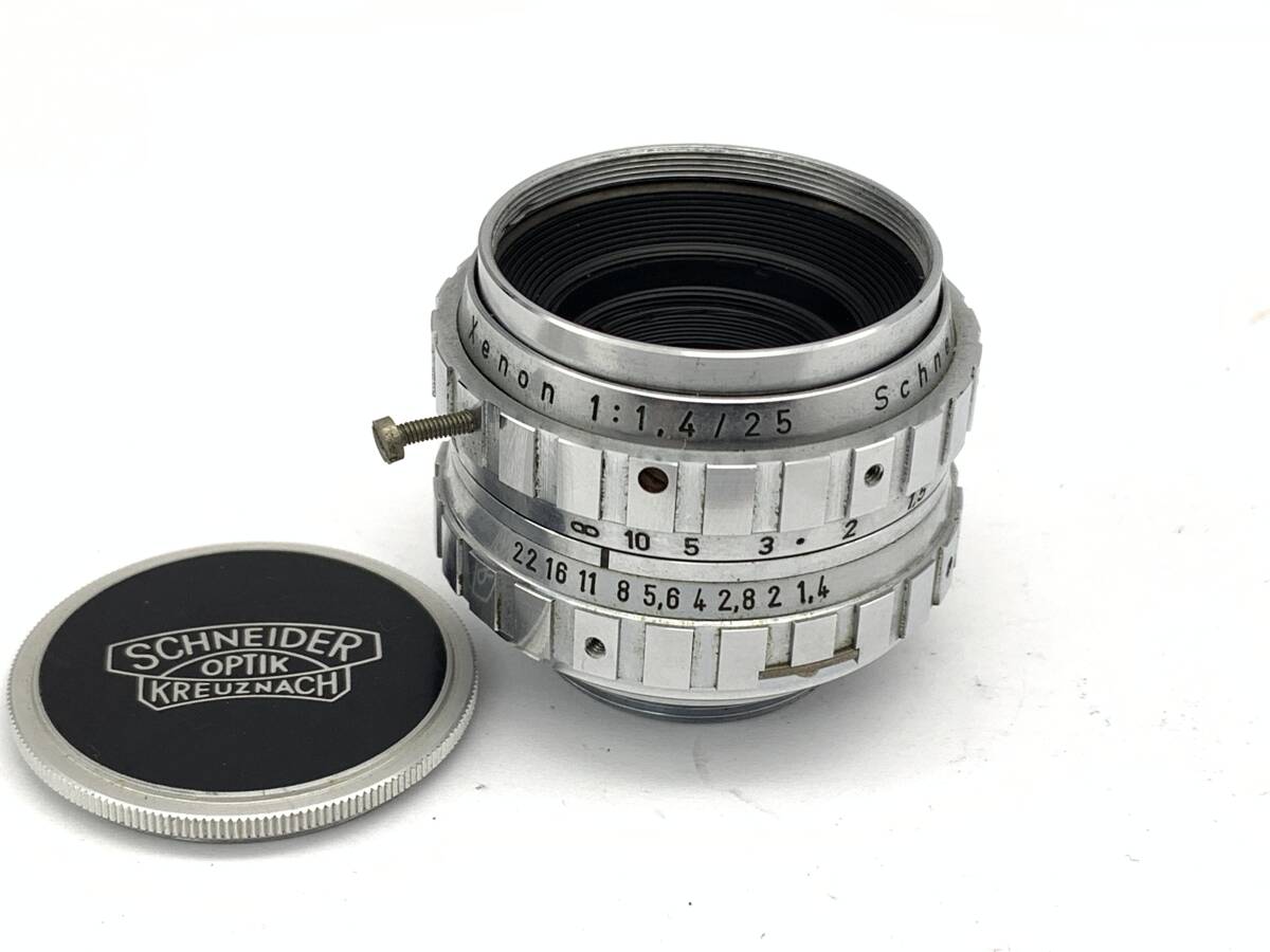 【現状品/動作未確認/ジャンク】Schneider-Kreuznach Xenon 25mm F1.4 レンズ マウント不明 (110)