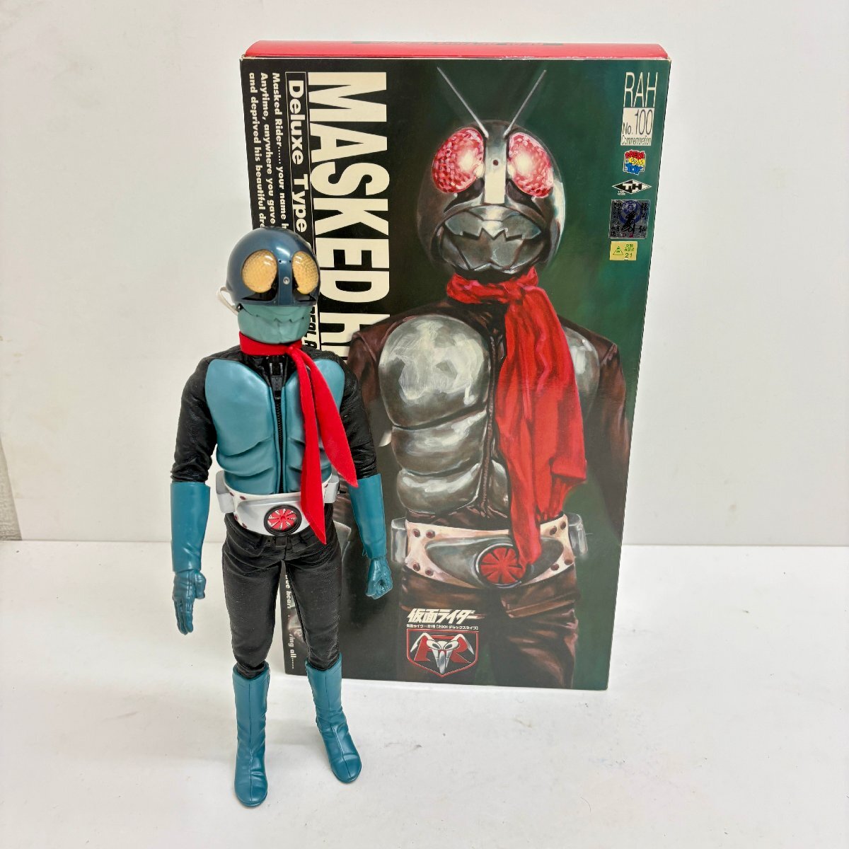 ◆◇[24] RAH No.100 仮面ライダー 旧１号 DX フィギュア メディコムトイ 現状品 08/061224m◇◆