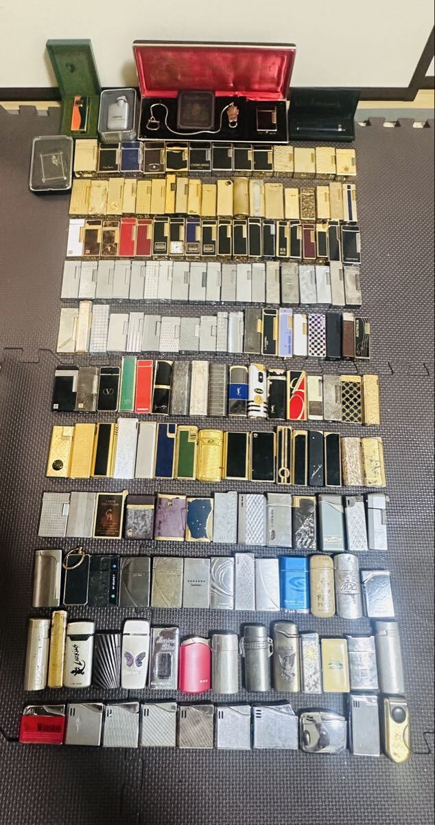 大量179点 ガスライター まとめ DUNHILL GIVENCHY YSL MARUMAN 他 中古 着火未確認 コレクション向け