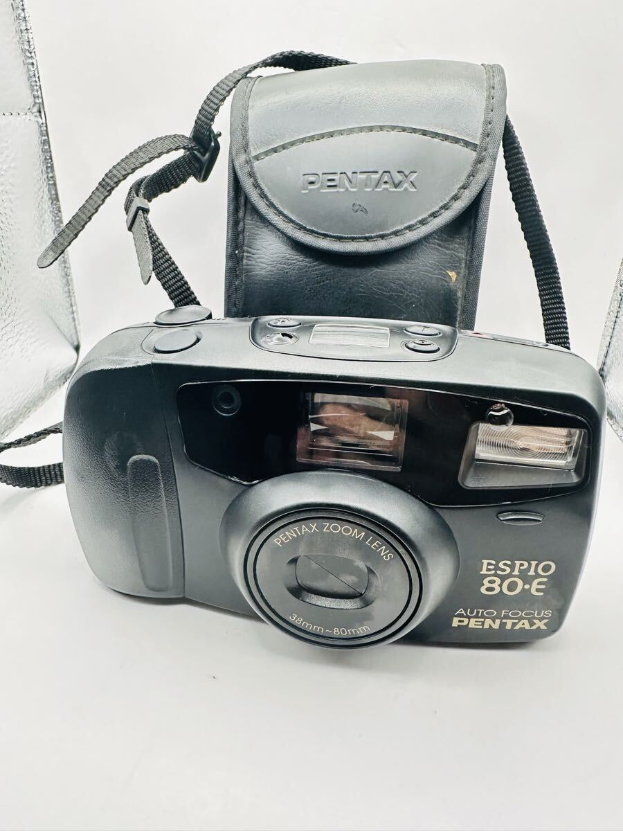 P97 PENTAX ESPIO 80-E AUTO FOCUS 38-80mm フィルムカメラ 動作確認済み ケース付き 中古美品 PENTAX ESPIO