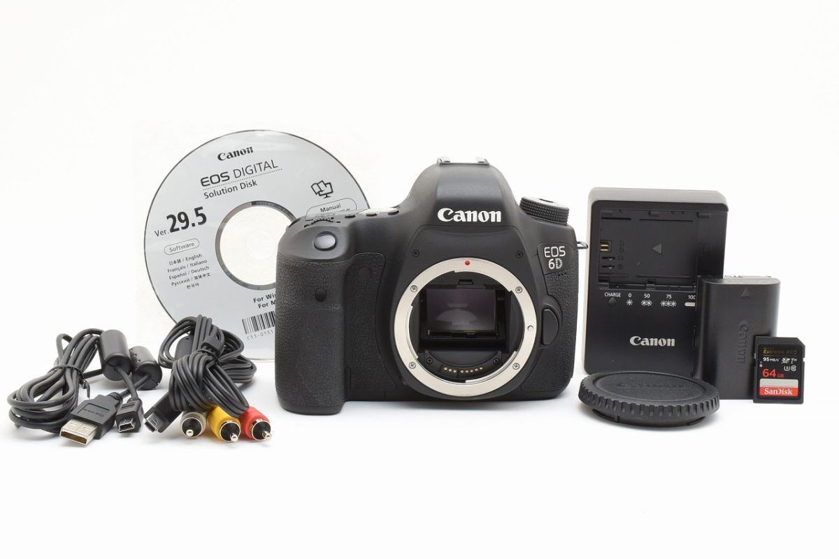 [美品] Canon キャノン EOS 6D デジタル一眼カメラ #2926388