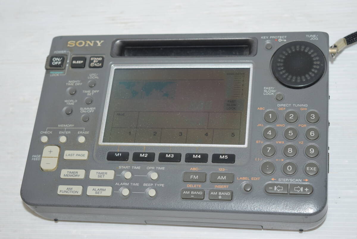 M 通電確認済 SONY ソニー　ワールドバンドレシーバー　ICF-SW55 ラジオ　希少品