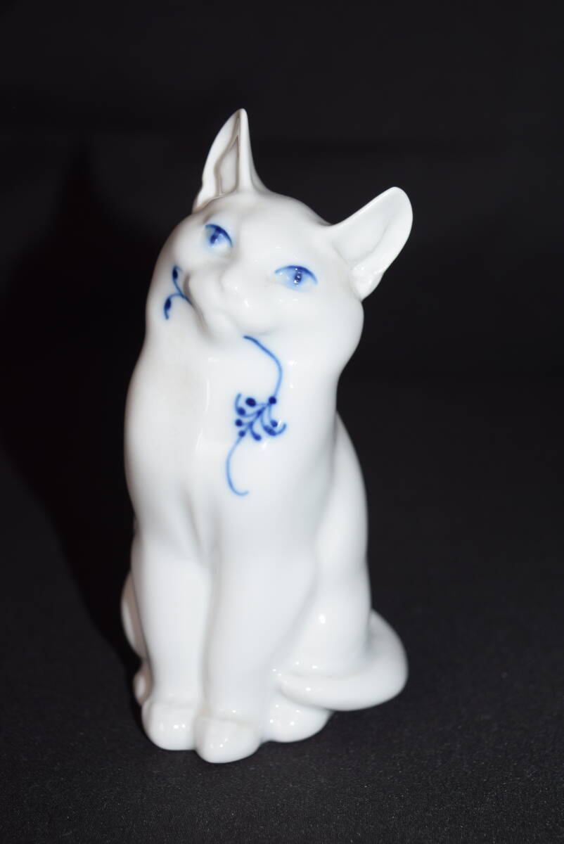 M　ROYAL COPENHAGEN ロイヤルコペンハーゲン 猫 ネコ フィギュリン オブジェ 置物 インテリア ヴィンテージ