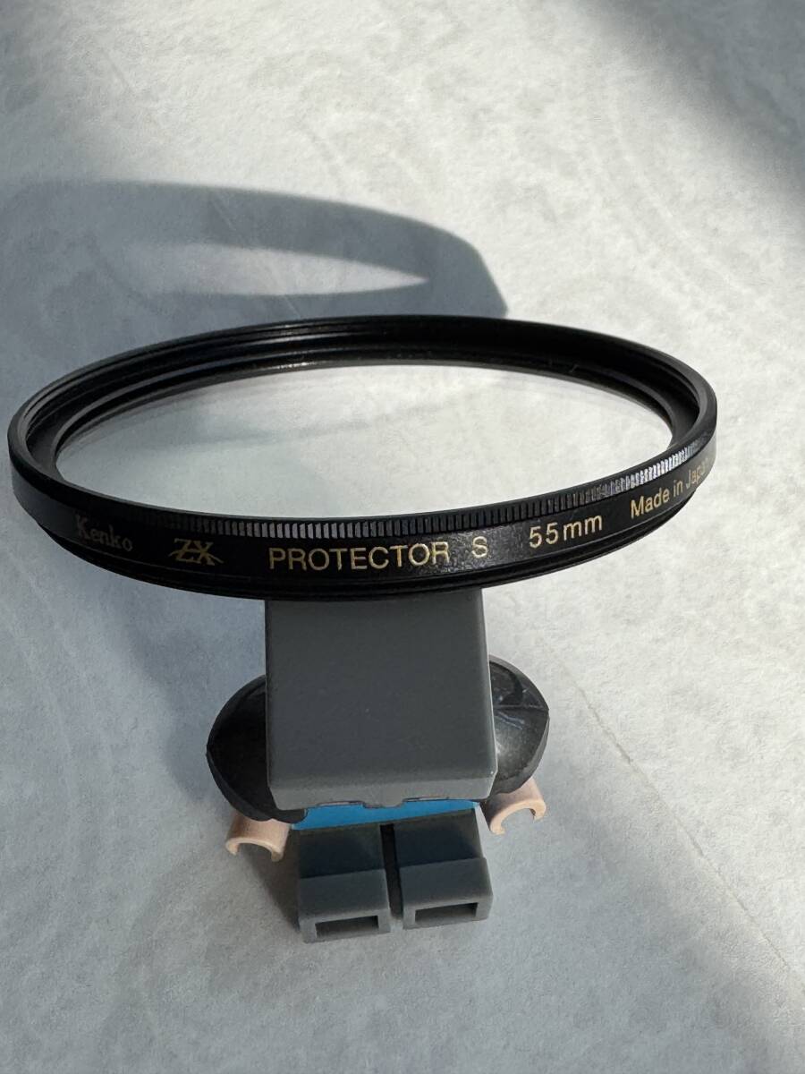 Kenko ケンコー レンズフィルター ZX 55mm s slim プロテクター 日本製 保護フィルター　面反射0.3%以下　撥水・撥油コート