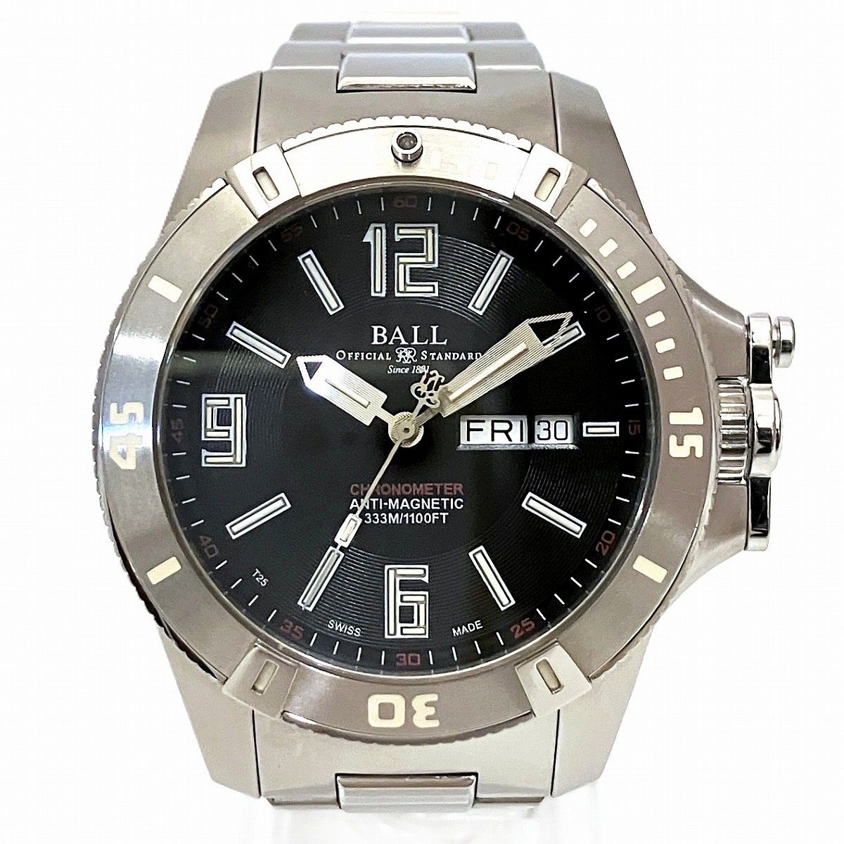 ボールウォッチ BALLWATCH 腕時計 エンジニア ハイドロカーボン スペースマスター 総重量約222g DM2036A-SCAJ-BK 送料無料 【中古】