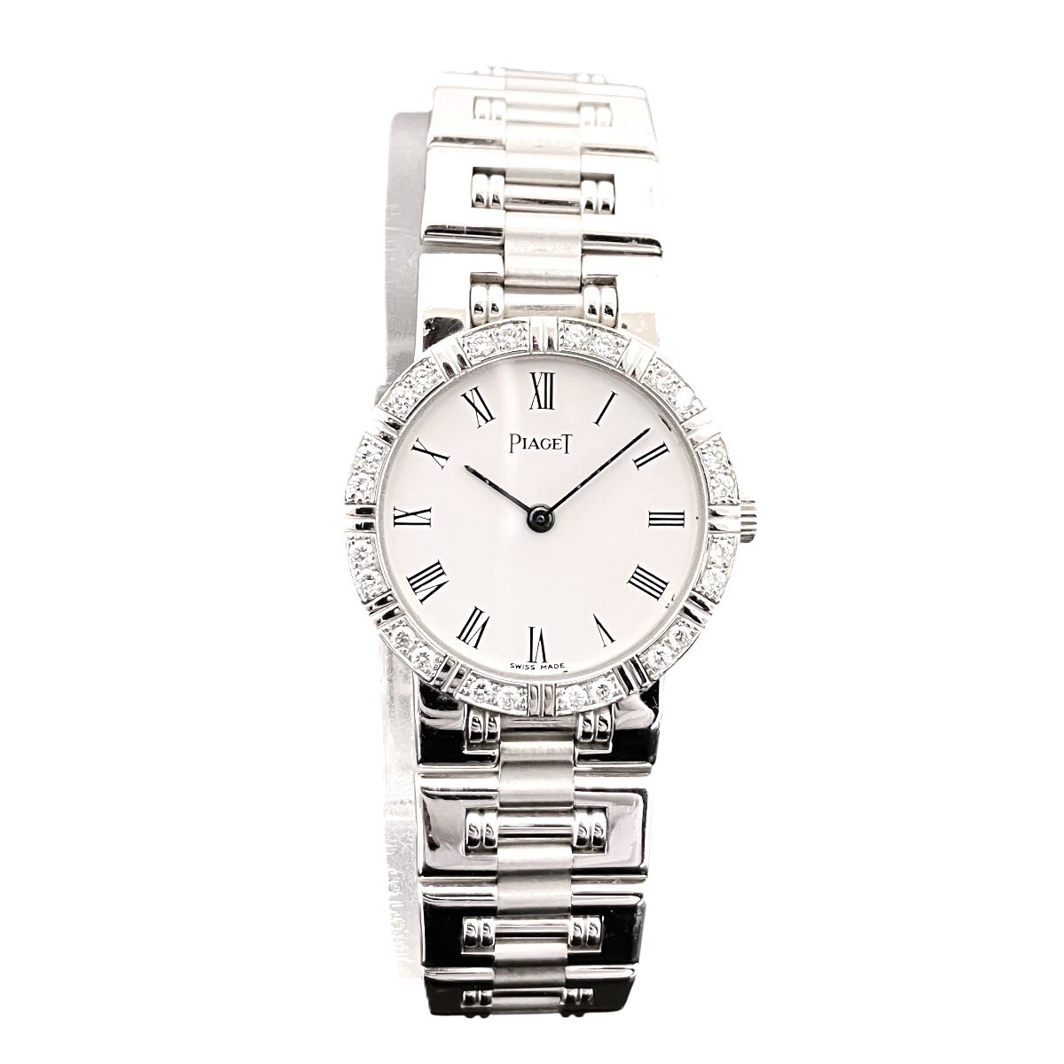 ピアジェ PIAGET ダンサー 腕時計 総重量約63.4g K18 K18 クオーツ ホワイト文字盤 80564K81 中古☆0323
