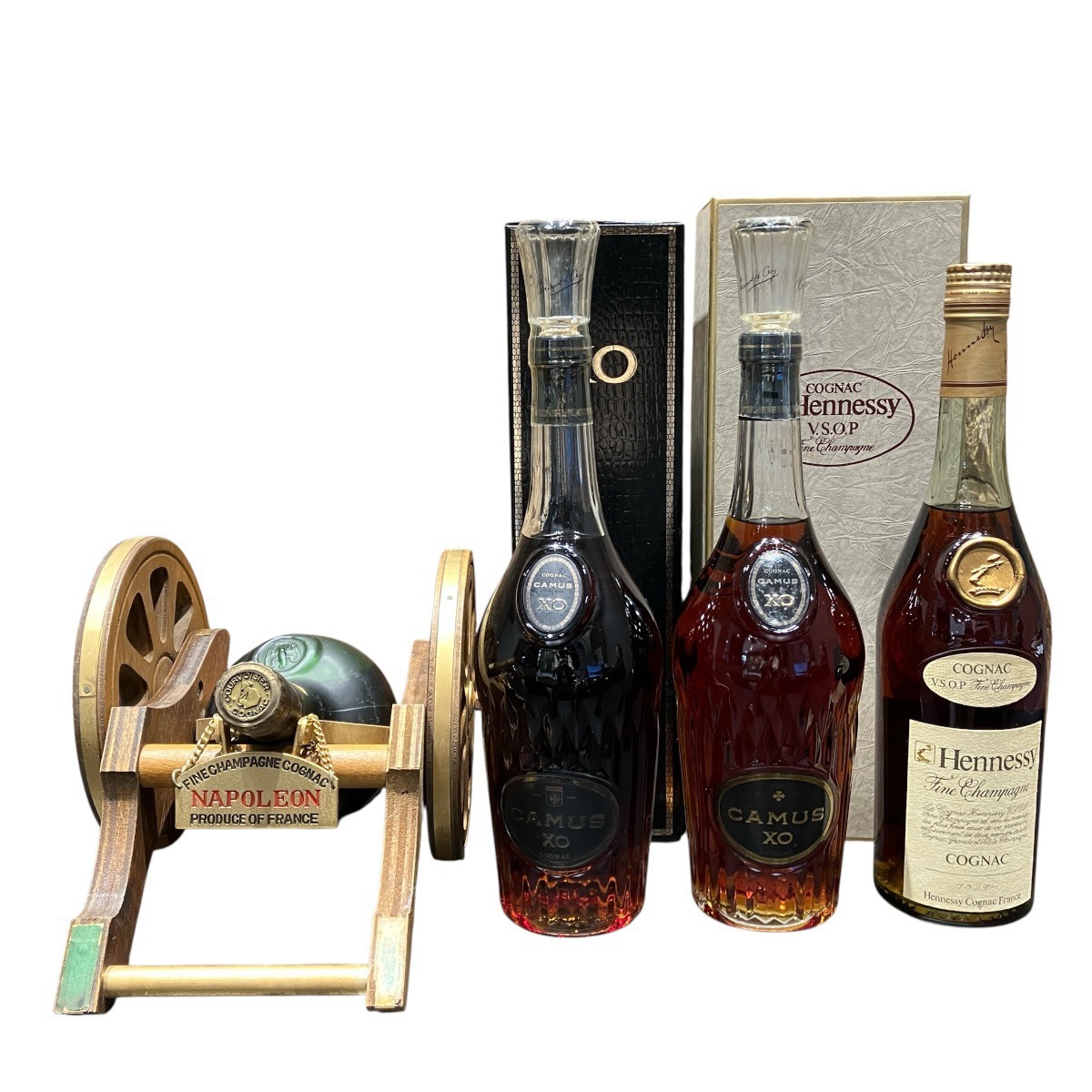 １円〜最落なしお酒 海外 ブランデー カミュ XO ヘネシー VSOP 4点まとめ ☆0318