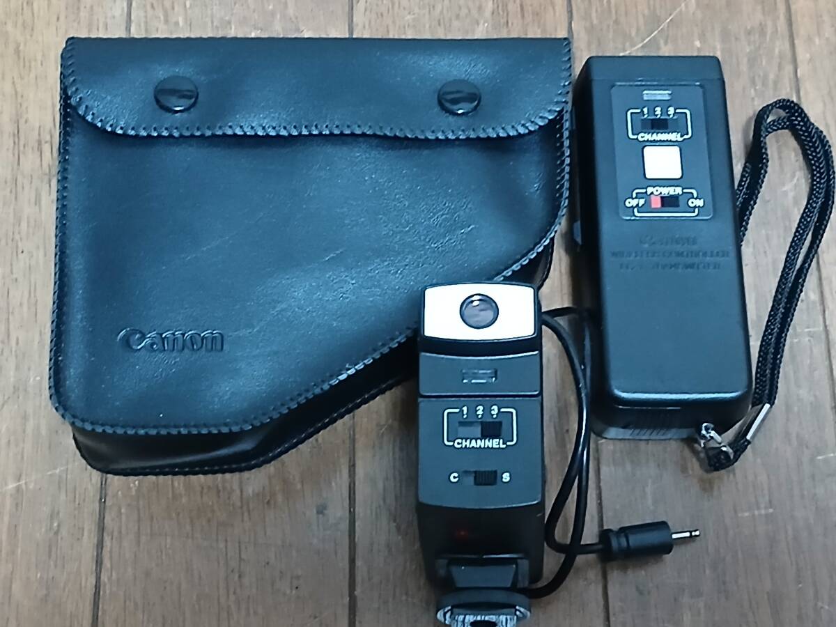 Canon キャノン LC-1 ワイヤレスコントローラー レシーバー トランスミッター 受信 送信機 オードレス シャッター カメラ 撮影 セット 6347