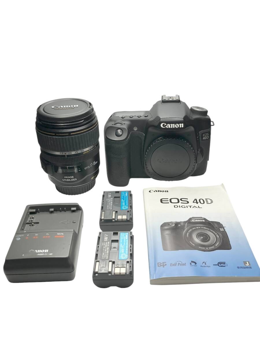 Canon EOS 40D / EF-S 17-85mm F4-5.6 IS USM キャノン デジタル一眼レフ 稼働品//AM107701