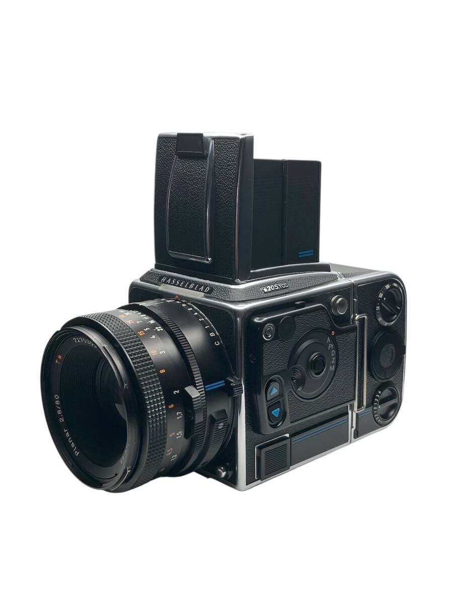 稀少 HASSELBLAD 205TCC / F 80mm F2.8 / 44069 ワインダー / A12 ハッセルブラッド ブルーライン 美品 //AM135906