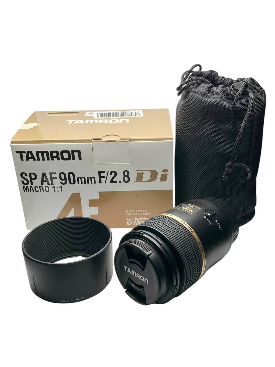TAMRON SP Di AF 90mm F2.8 MACRO 1:1 272E タムロン マクロレンズ Fマウント Nikon用 美品 //AM