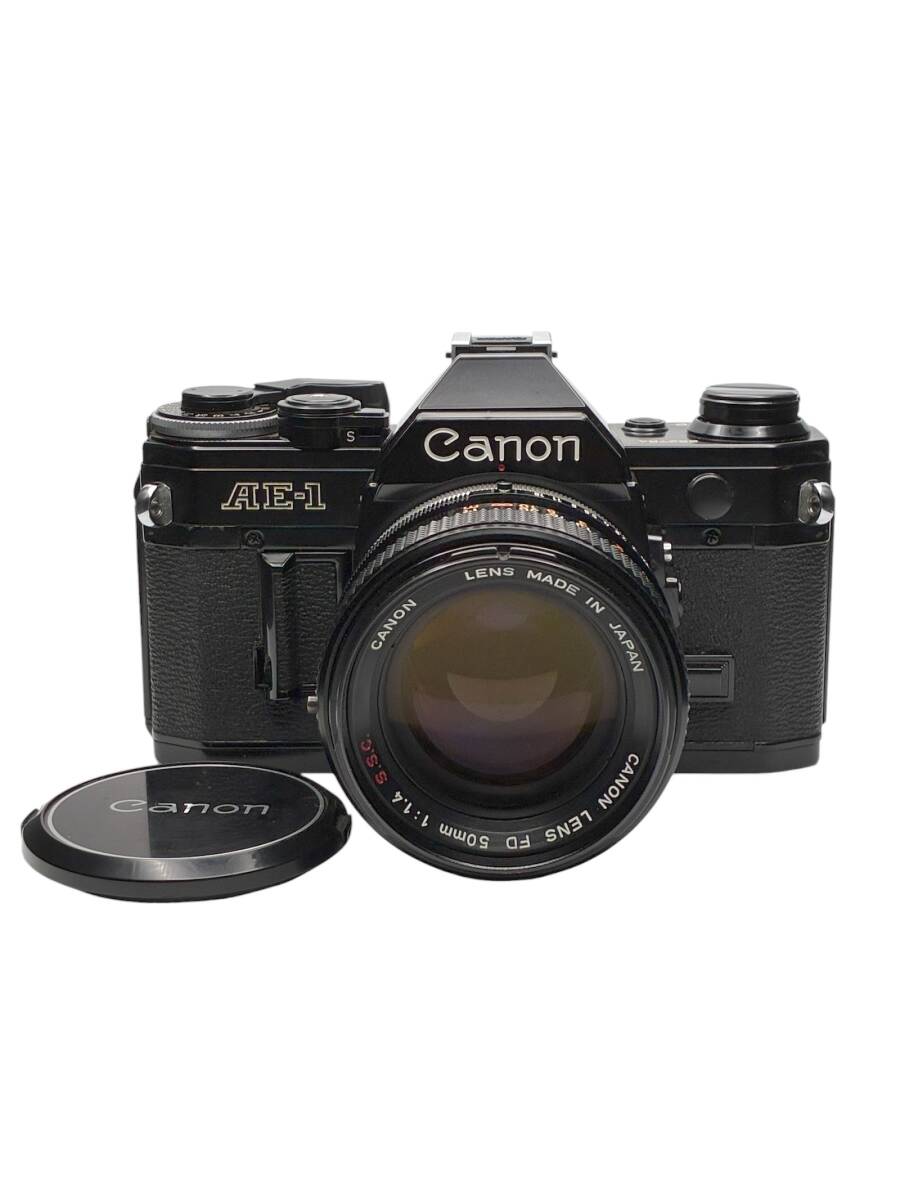 Canon AE-1 BLACK / FD 50mm F1.4 S.S.C キャノン 一眼レフ 稼働品 //AM108401
