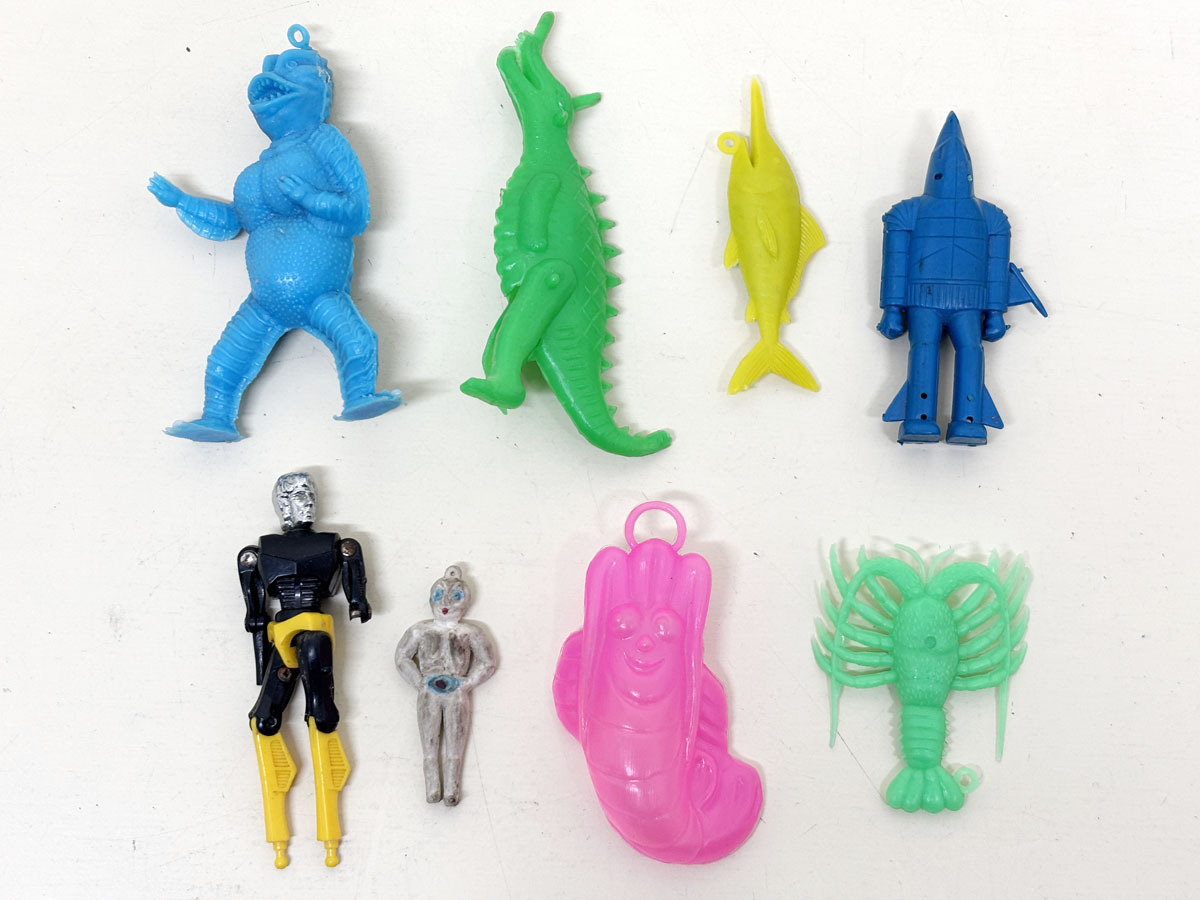 レトロ玩具　昔のおもちゃ　昭和レトロ　食玩　フィギュア　景品　怪獣　ミクロマン