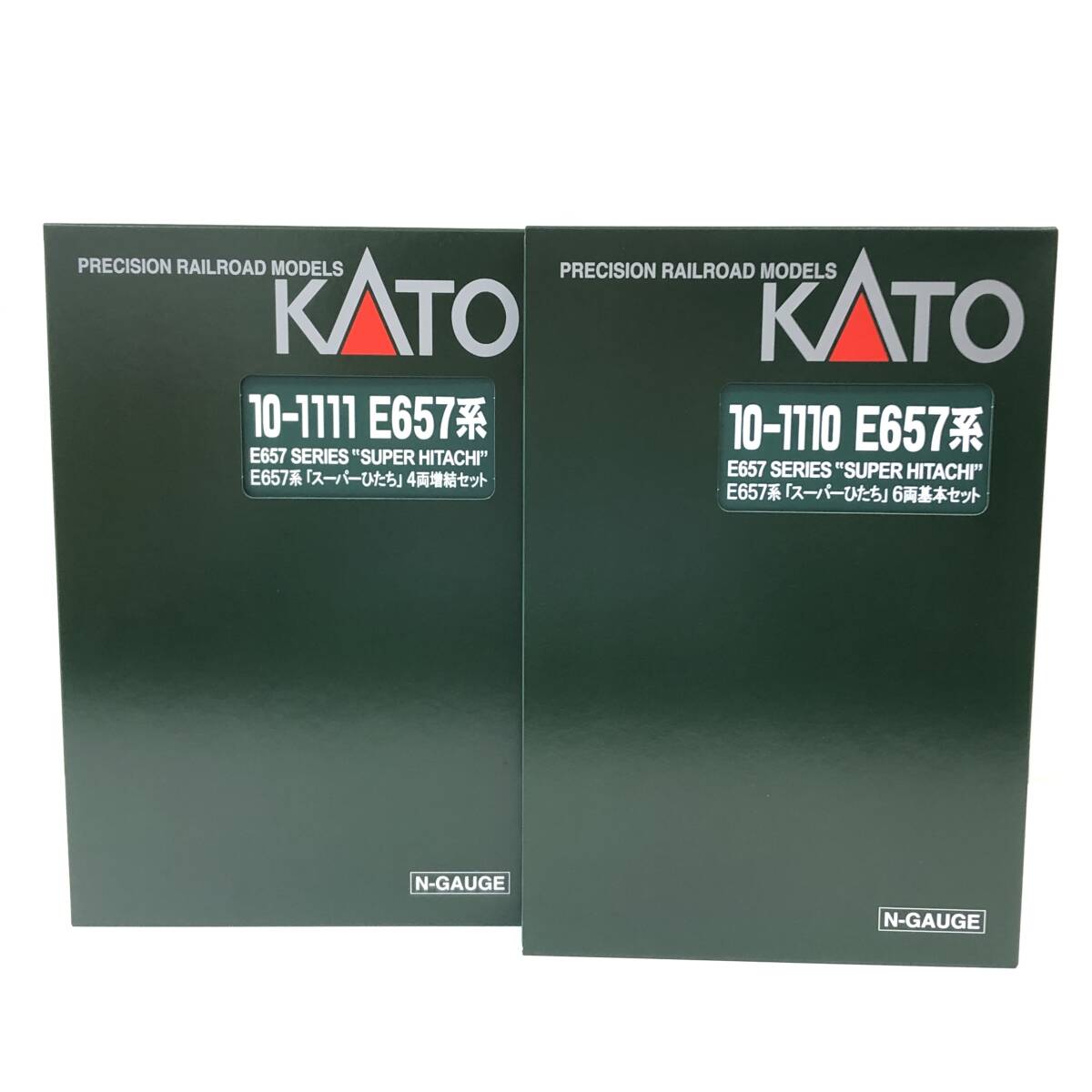 1円〜 未使用 2個セット KATO Nゲージ 10-1110 10-1111 E657 スーパーひたち 6両基本セット ４両増結セット