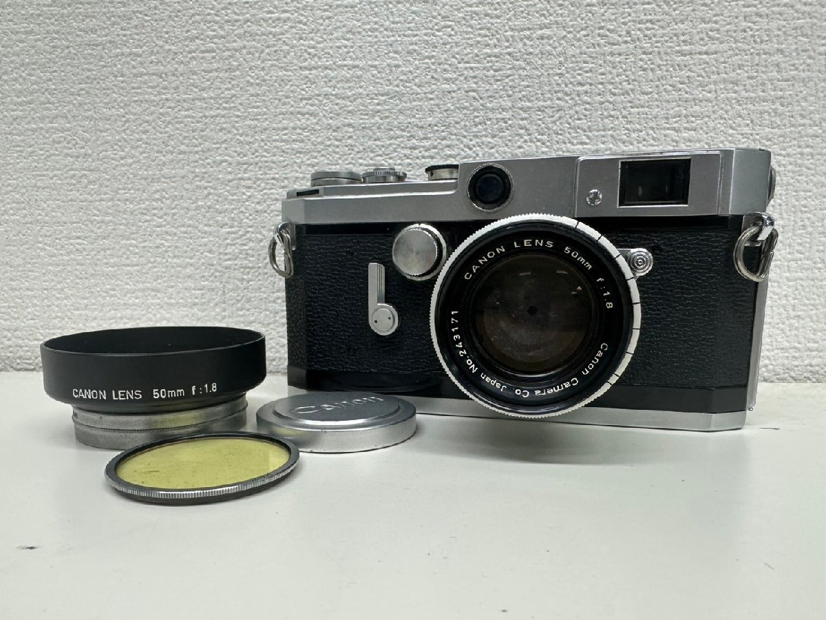 U039-N41C-357 Canon VL キャノン ＶＬ Camera カメラ JAPAN キヤノン レンジファインダー 50ｍｍ Ｆ：1.8 現状品①大阪