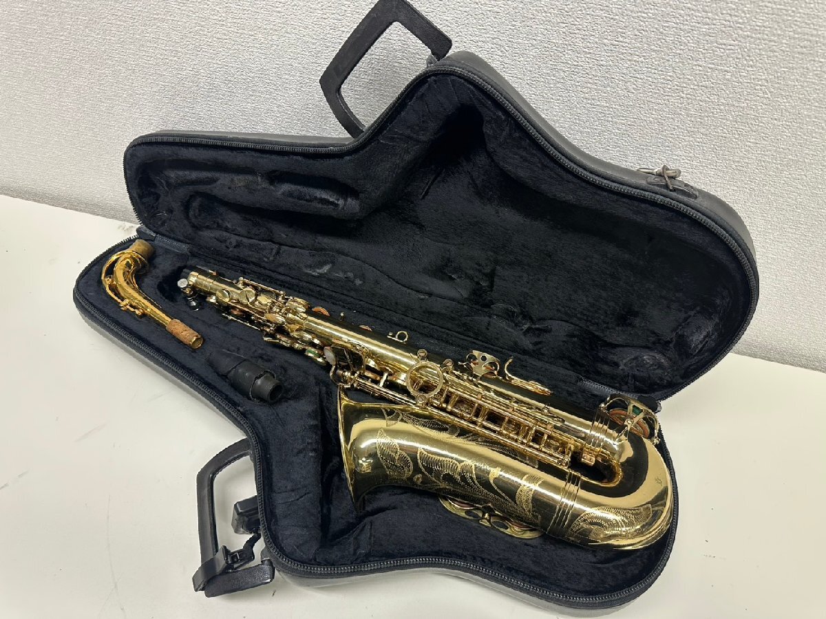 U014-X3-73563 HENRI SELMER ヘンリー セルマー Super Action 80 SERIE II テナーサックス 管楽器 マウスピース/ハードケース付き 現状品