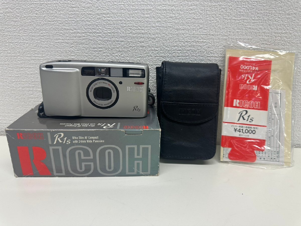 U032-N37C-605 Ricoh R1S 35mm Point & Shoot Film Camera ジャンク リコー コンパクトフィルムカメラ 現状品①大阪