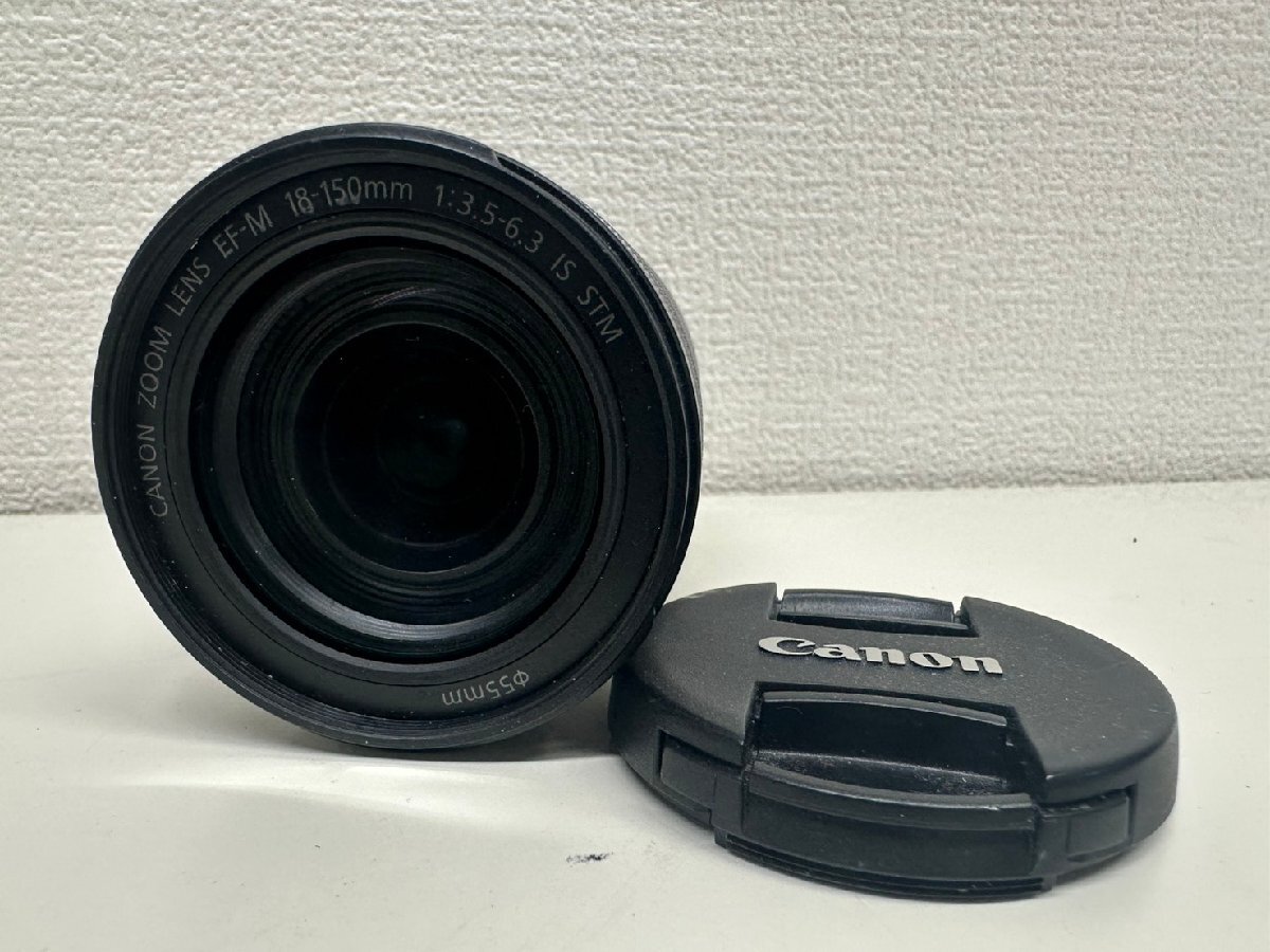 U022-N51C-6 Canon ZOOM LENS EF-M 18-150mm F:3.5-6.3 IS STM 現状品①大阪